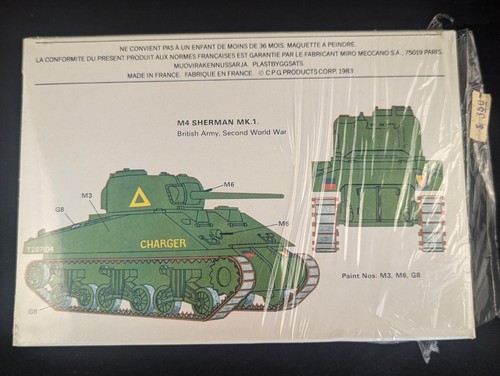 AIRFIX M4 SHERMAN MK.I TANK MODEL Kit HO/00 scatola aperta leggi! - Foto 13 di 13