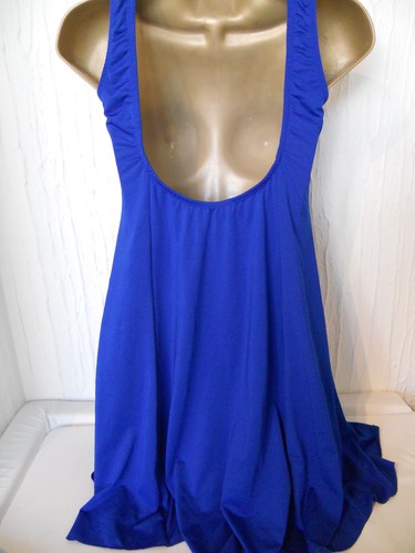 COBALT BLUE SHORTS SKIRT SWIMDRESS SWIMSUIT SIZE 18 LADIES SWIMWEAR - Picture 3 of 3