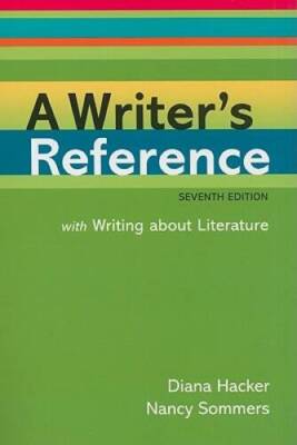 A Writer's Reference with Writing about Literature - Plastic Comb - GOOD