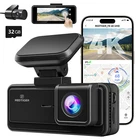 REDTIGER 5G Wi-Fi Dash Cam Front and Rear 4K 3.18'' Touch Screen Dash Camera
