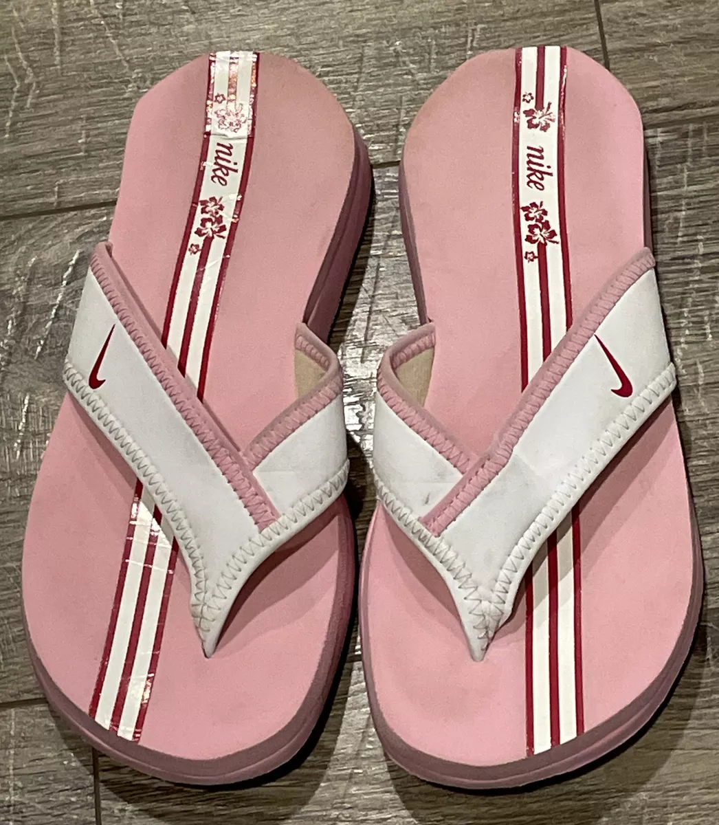 stimulere Ryg, ryg, ryg del tank Nike Celso South Beach Pink Thong Flip Flops Women&#039;s 5 | eBay