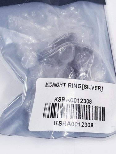 Killstar Midnight Ring (Silver) Sz 8 - Picture 8 of 8
