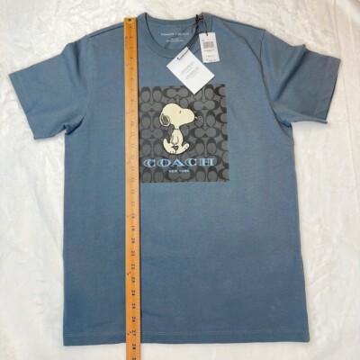 COACH PEANUTS SPRT T-SHIRT Sサイズ　未開封品 NWT Coach X Peanuts Signature Snoopy T Shirt size S | eBay