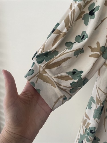 Women’s H &M Size M Top Jersey Floral - Picture 4 of 18