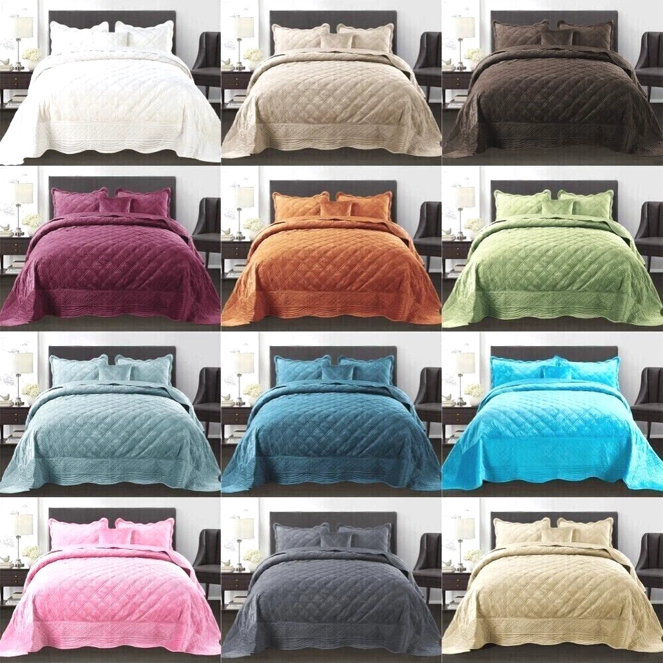 Super Soft Microplush 4-Piece Bedspread Set – Warm, Cozy Bedding for Queen/King - Image 2 of 4