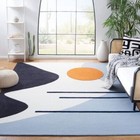 New Modern Style Hand Tufted Woolen Area Rug Design rug