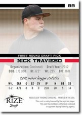 25-Count Lot NICK TRAVIESO 2012 Rize Rookies Inaugural Edition RCs
