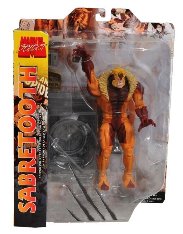 🔥 Figura de acción Diamond Select Marvel Select Sabretooth Foto 2 de 3