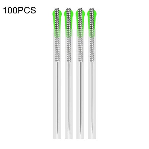 100x Acupuncture Manual Needle Disposable Sterile with Guide Tube 0.35x40mm 1.5" - Picture 3 of 17