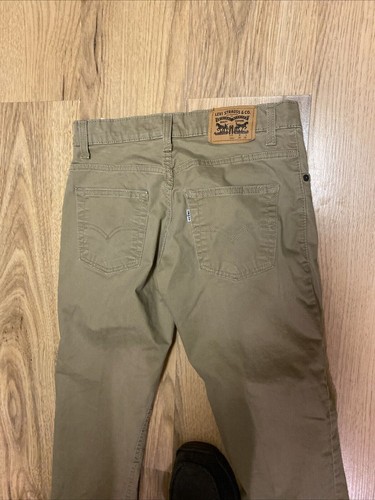Boys Levi's 511 Slim Brown Jeans 16 Reg 28x28 - Picture 2 of 6