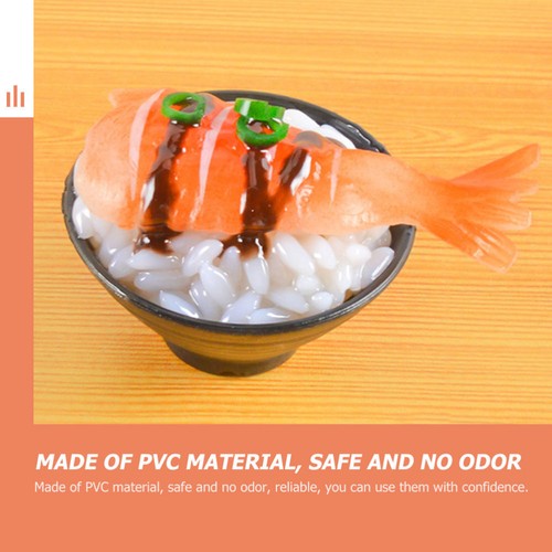 2 Pack Sushi-Modell Kind Simulation Lebensmittelmodell Simulationsfutter - Zdjęcie 2 z 12