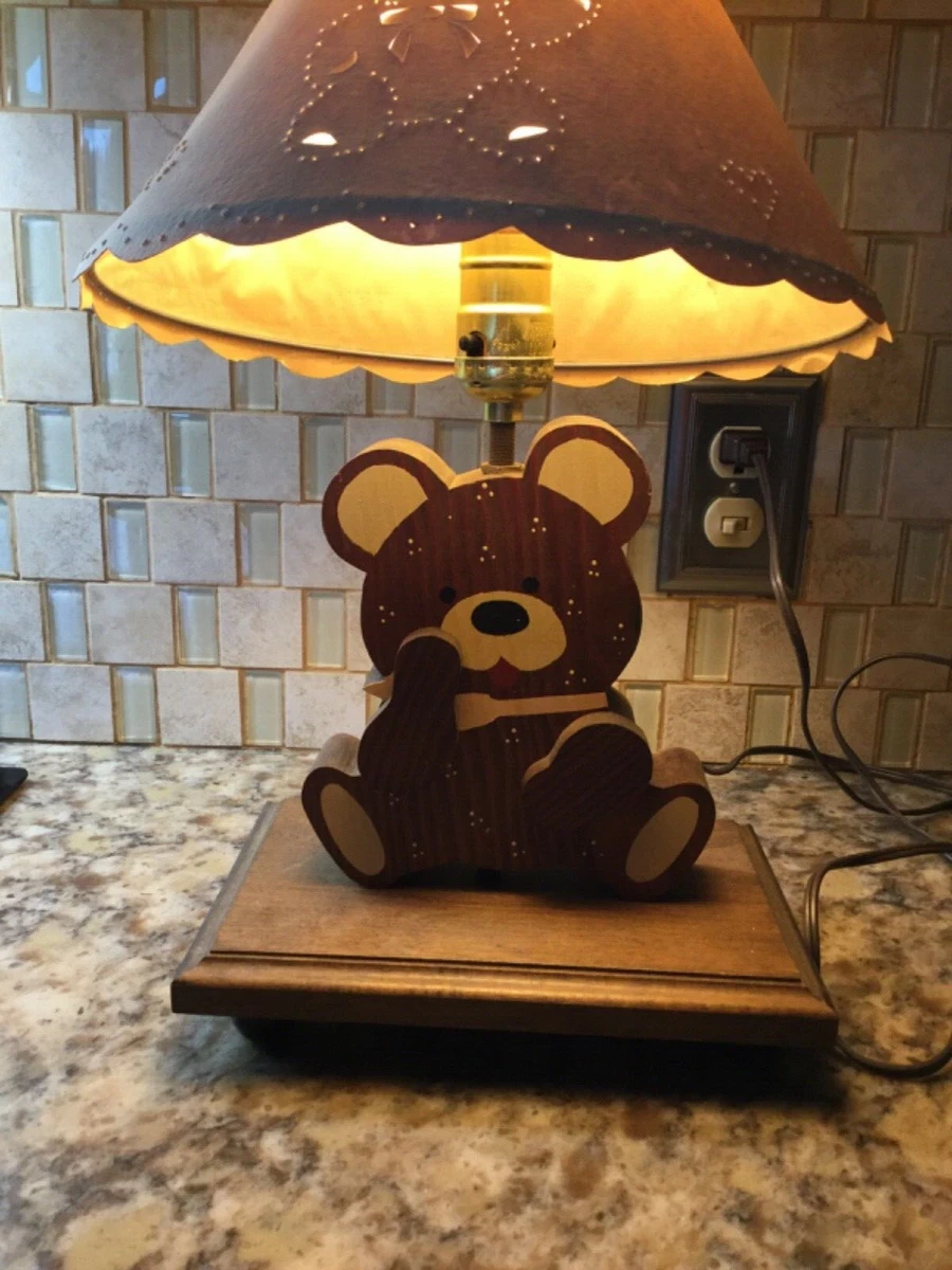 Vintage sale bear lamp