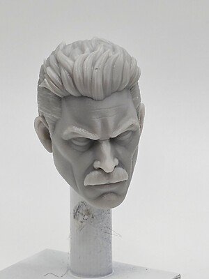 3d Printed OMNI-MAN ANGRY Head 1:12  6'' Classified Legends Scale {J)