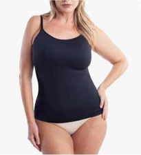 New UNDEROUTFIT Cami Tank Tummy Control w/ #460 Compression Black 4X