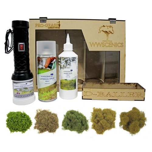WWS Pro Grass Layering System | N Gauge Starter Kit | Static Grass & Applicator - Picture 5 of 9