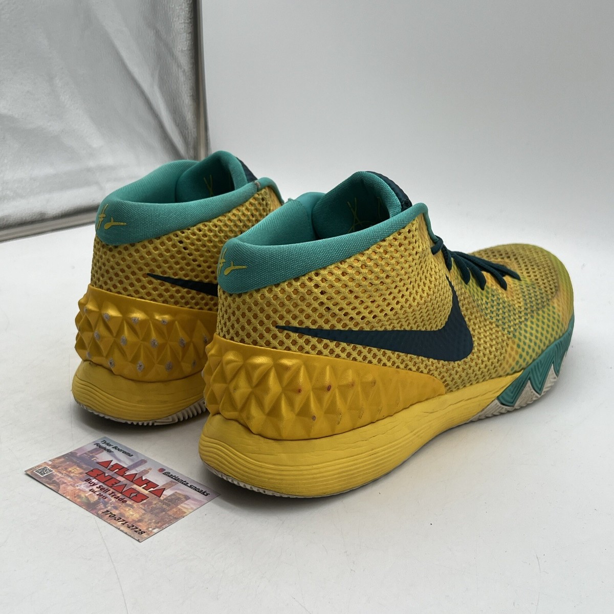 【美品】NIKE Kyrie 1 カイリー1 yellow 26cm KYRIE 1 LMTD 'RISE' カイリー 1 ライズ 【MEN'S】 black/tour yellow