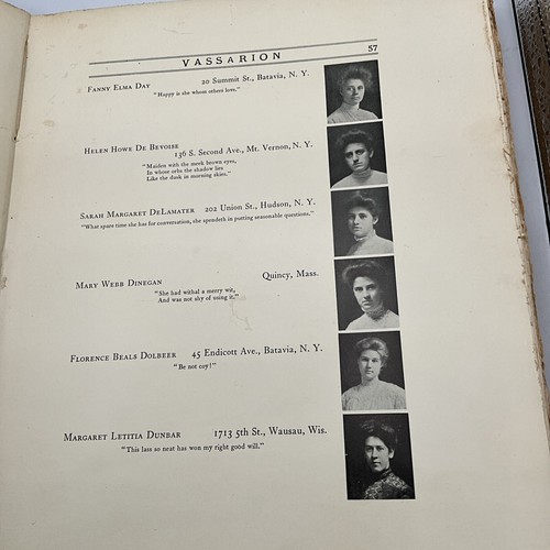 1905 THE VASSARION VASSAR WOMEN COLLEGE YEARBOOK - POUGHKEEPSIE, NY RARE - Bild 9 von 13