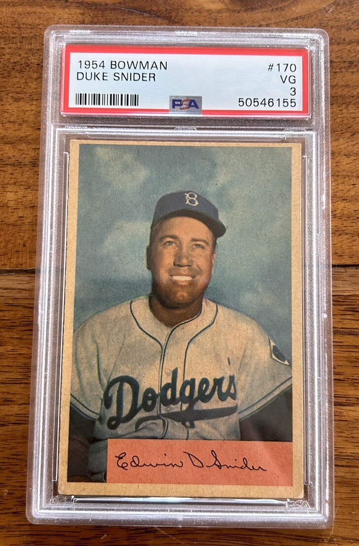 1954 Bowman - #170 Duke Snider PSA 3