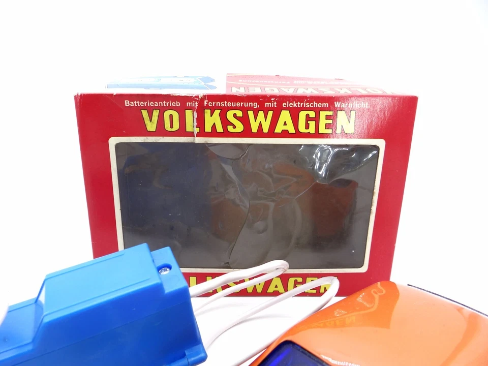 VW Volkswagen Auto Antik Altes Tintoy Blechspielzeug Fernlenkung T.T Japan OVP - Bild 2 von 4