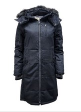 Hoodlamb Women's Black Nordic Hemp Warm Vegan Puffer Coat 420 Nwt