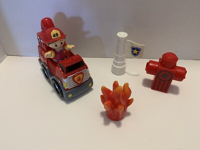 Mega Bloks Fire Truck Rescue With Figure And Accessories