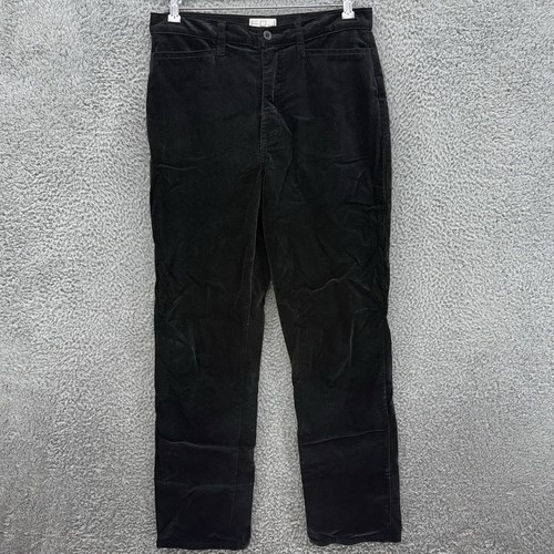 French Dressing Jeans 10 Black Velvet Bareback Natural Fit Pants Style 636081W