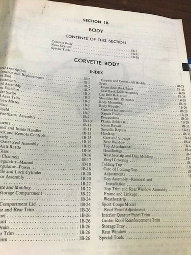 1973 Chevrolet GM Factory Shop Service Manual Corvette Caprice Nova Impala Etc. - Picture 3 of 4