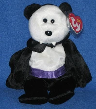 TY COUNT the HALLOWEEN BEAR BEANIE BABY - MINT with MINT TAGS