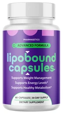 Lipobound , Lipo Bound Weight Loss Supplement - 60 Capsules Official