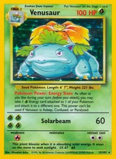 Venusaur - 15/102 - Pokemon Base Set Unlimited Holo Rare Card WOTC LP on eBay