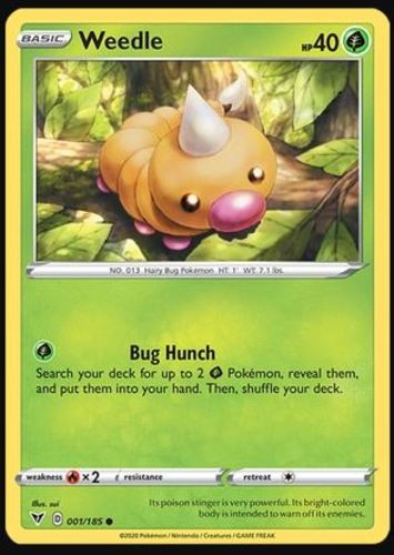 Weedle - 001/185 - Common - Lightly Played