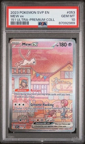Mew Ex SVP053 151 Ultra Premium Collection Black Star Promo PSA 10