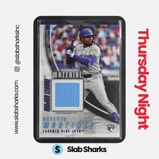 2025 TOPPS #MLM-OM ORELVIS MARTINEZ MAJOR LEAGUE MATERIAL RELICS RC ROOKIE