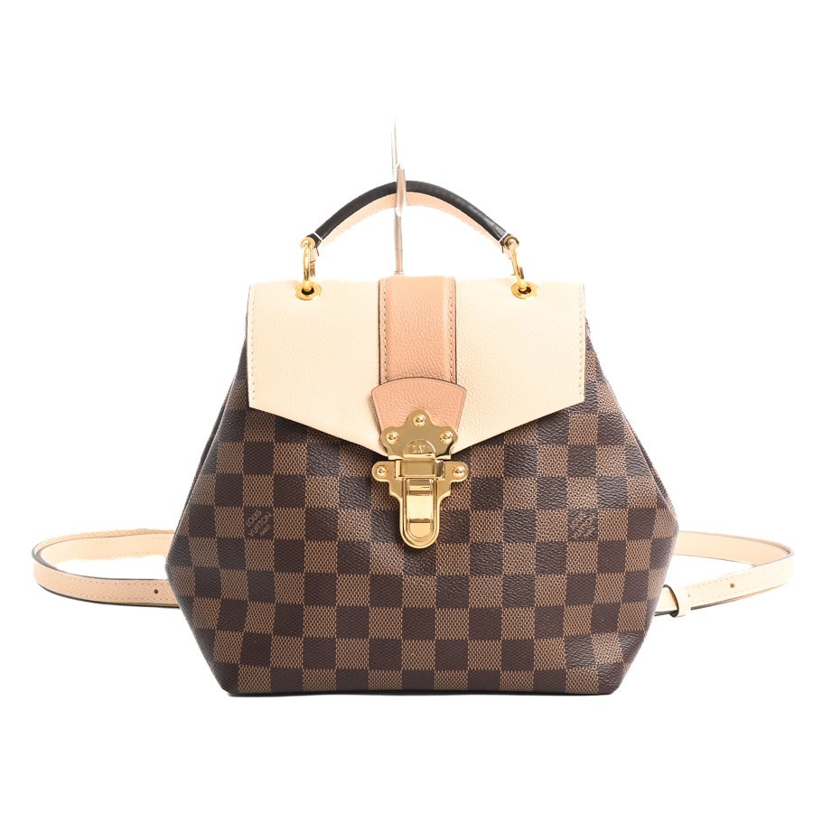 Louis Vuitton Clapton Backpack N42259 in Monogram Canvas with Leather Trim