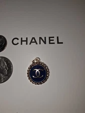 CHANEL ZIPPER PULL  & CHANEL BUTTON CHARM