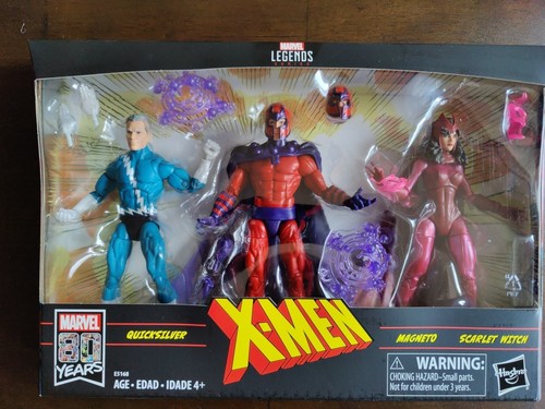 Hasbro Marvel Legends Series X-Men - Magneto, Quicksilver, & Scarlet Witch... - Picture 2 of 17