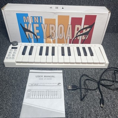 M-VAVE 25 Keys Mini Keyboard   Professional Beat Maker and Keytar for Production