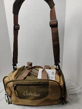 Cabela's Catch-All Gear Bag Tan Weather Resist Hunting Fishing Camping 6 Pockets