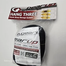 GEAR UP HANG THREE Kayak/Canoe Strap Storage System NEW In Packag Indoor/Outdoor