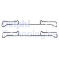 Delphi LX0436 ZubehöRset, Scheibenbremsbelag FüR Audi, CitroëN, Peugeot, Porsche