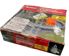 Universal Natural Gas Grill Conversions Kit 1008106712 10FT Hose Brass Coupler