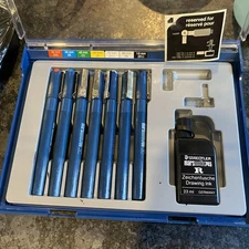 Staedtler Marsmatic 700 S7 Technical Pen Set Excellent Used Condition