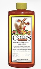 Cole's Flaming Squirrel Assorted Species Wild Bird Food Additive Soybean Oil 8