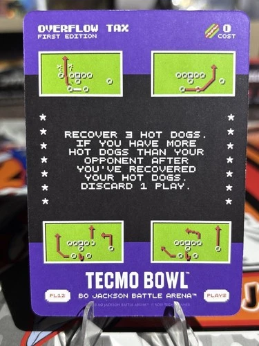 2026 Bo Jackson Battle Arena Tecmo Bowl Overflow Tax Play PL12