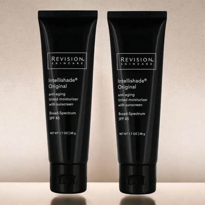 2 pack Revision  Intellishade Original Tinted Moisturizer SPF 45, 1.7 oz - Sale