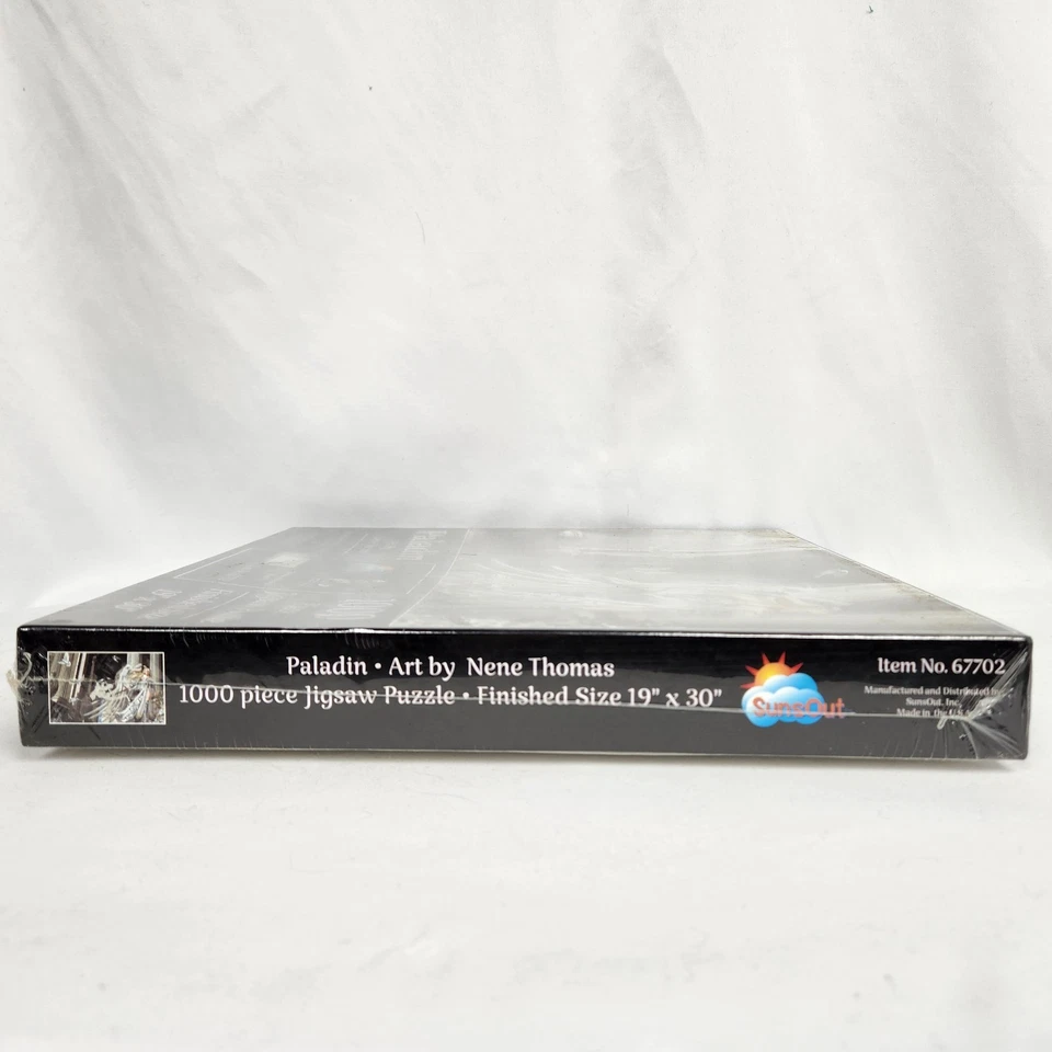 New Sunsout Puzzle Nene Thomas "Paladin" 1000 pc puzzle Item 67702 - 19"x30" - Image 4 of 4