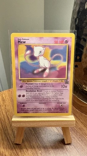 Vintage Pokemon TCG 1999 - Mew -  Black Star Promo LV.23  #151 - MP