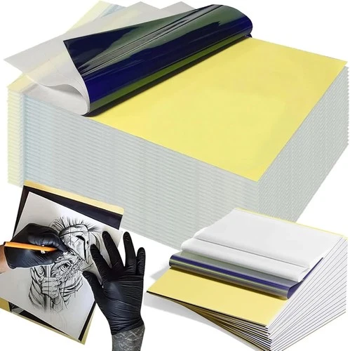 Tattoo Transfer Paper Stencil Carbon Thermal Tracing Hectograph Supplies Sheets