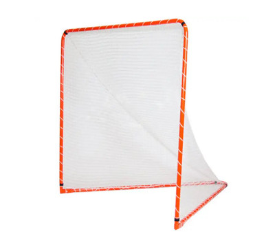 EZGoal Lacrosse Folding Goal, 6 x 6-Feet, Orange