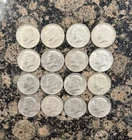 Lot of 16- 1964 Kennedy Silver Half Dollars 90% Silver $8 Face Value